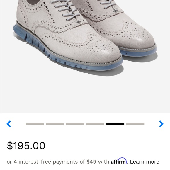 Cole Haan Men’s ZEROGRAND Wingtip Oxford, size 10 - Picture 5 of 5